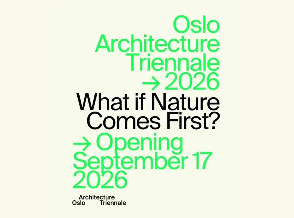 Oslo architecture triennale 2026 banner