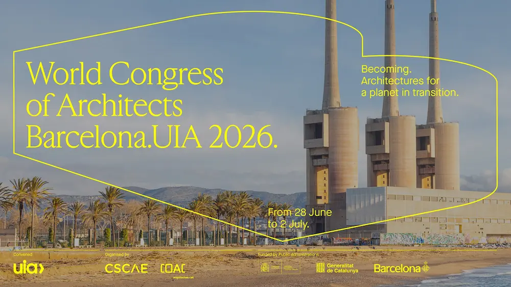 World Congress of Architects 2026 promotional banner