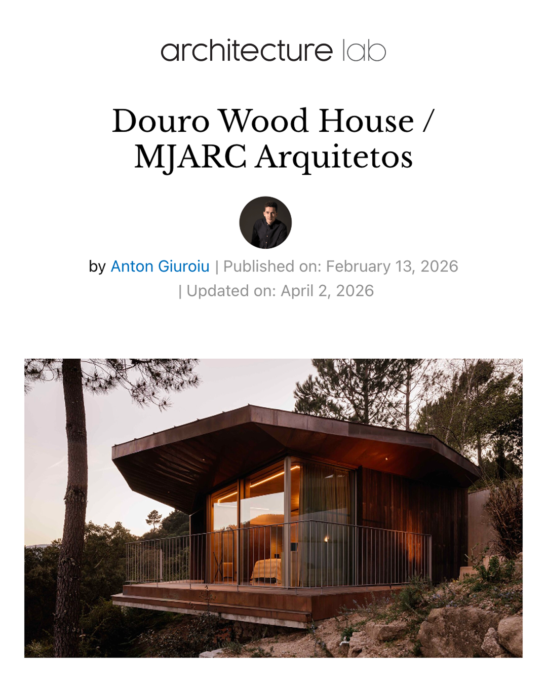 Douro Wood House | Architecture Lab