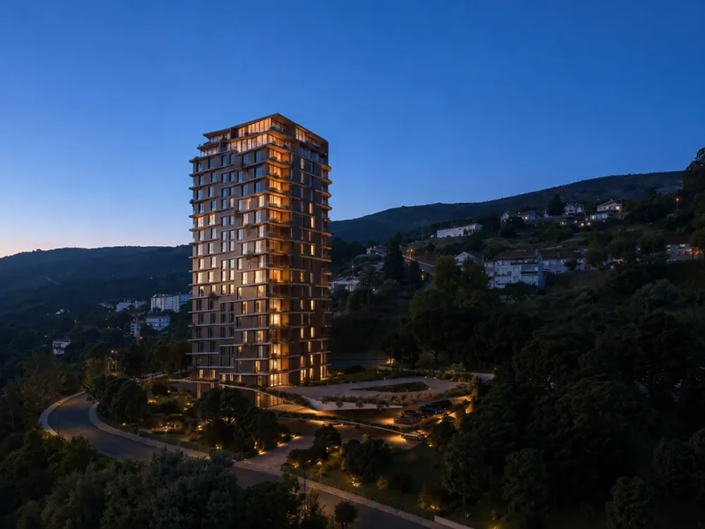 torre green view in covilhã, rehabilitation project by mjarc arquitetos