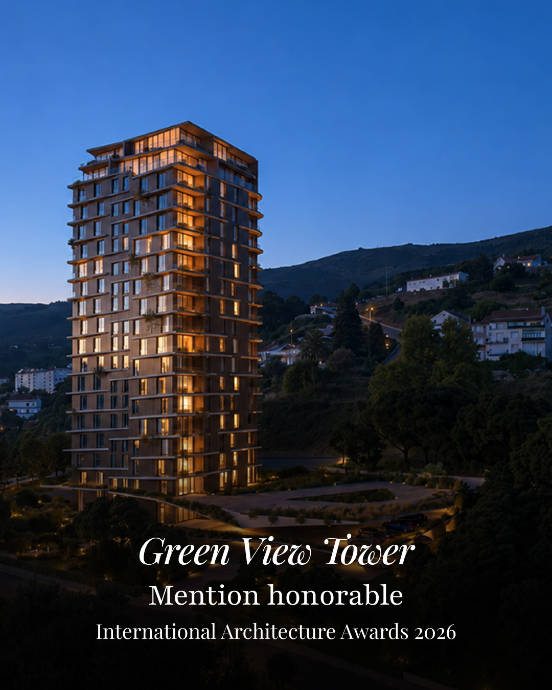 International Architecture Awards 2026 |  Torre Green View – mention honorable, Multi-Family Housing