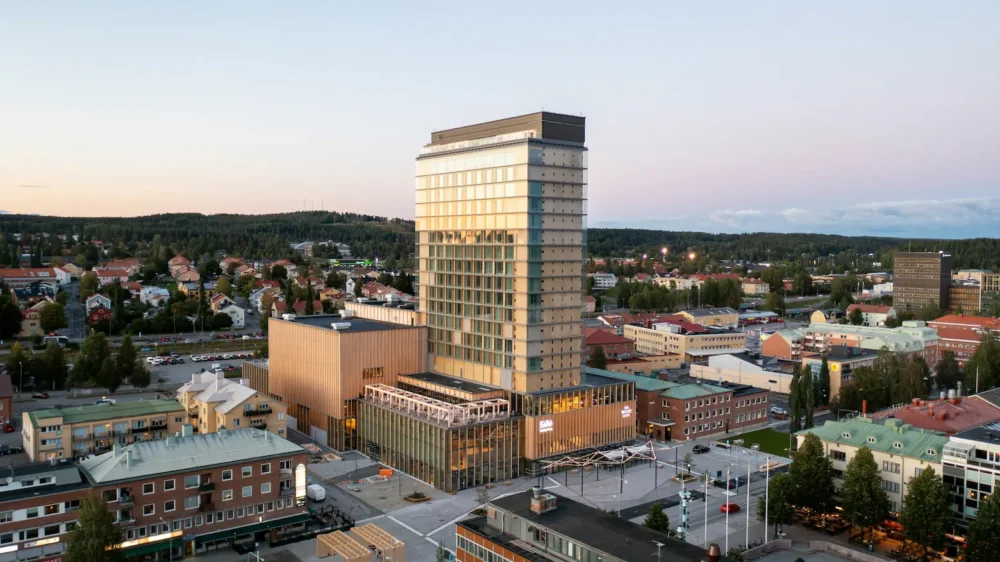 Sara Cultural Centre by White Arkitekter, incorporating CLT panels